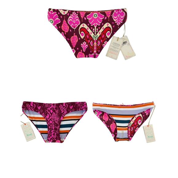 Maaji Reversible Sublime Bikini Bottoms Multicolored Women's Size X-Small XS - Picture 1 of 8